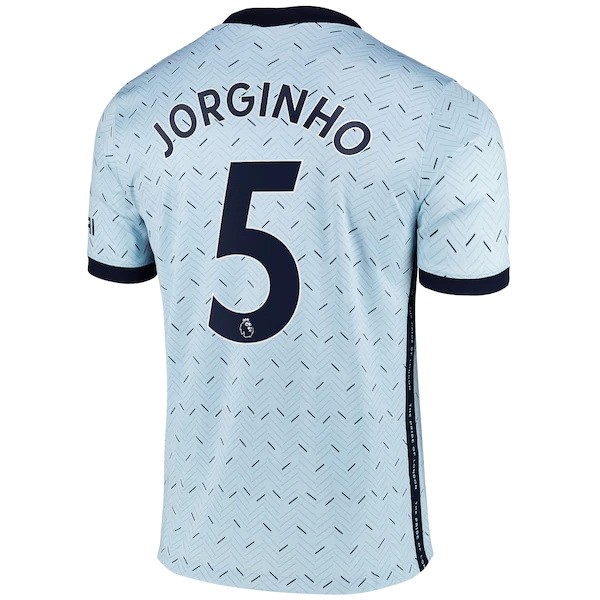 Trikot Chelsea NO.5 Jorginho Auswarts 2020-21 Blau Fussballtrikots Günstig